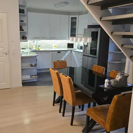 아파트 120n Hietala Paritalo, 1-8henkiloen Luxus Majoitus, 3x160cm Jenkkisaengyt Loehoesohvat, Iso Takaterassi, Taeyd Keittioe Kodink, Laatu Sauna, Takka, Tv 75